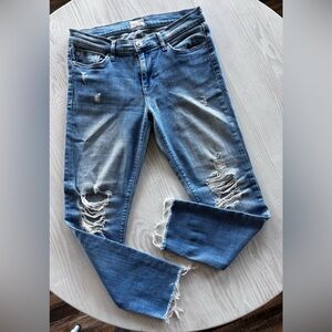 Hudson Distressed Skinny Jeans Size 29